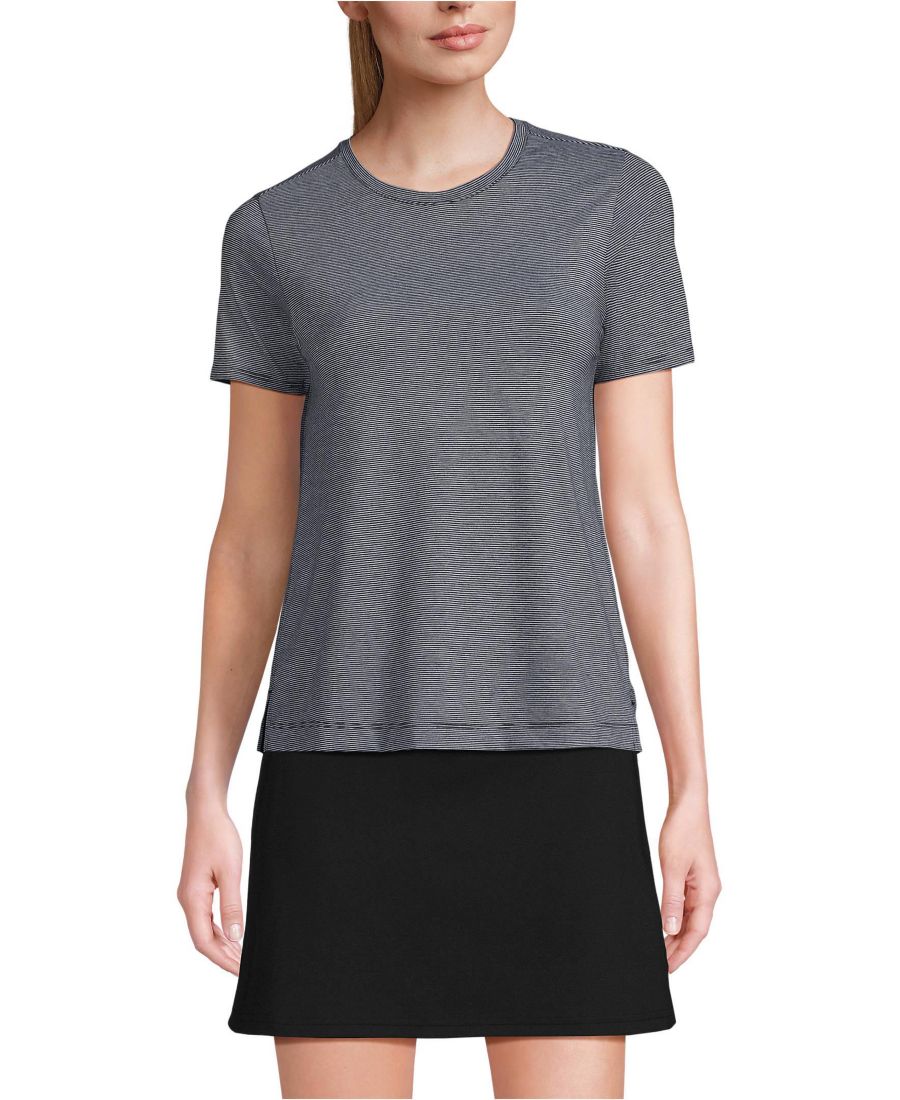 Женская спортивная футболка Power Performance Lands' End, Black pinstripe
Женская спортивная футболка Power Performance Lands' End, Black pinstripe