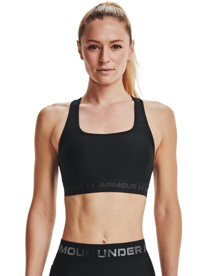 Under Armour Спортивный бюстгальтер "Armour Mid Crossback" черного цвета
Under Armour Спортивный бюстгальтер "Armour Mid Crossback" черного цвета