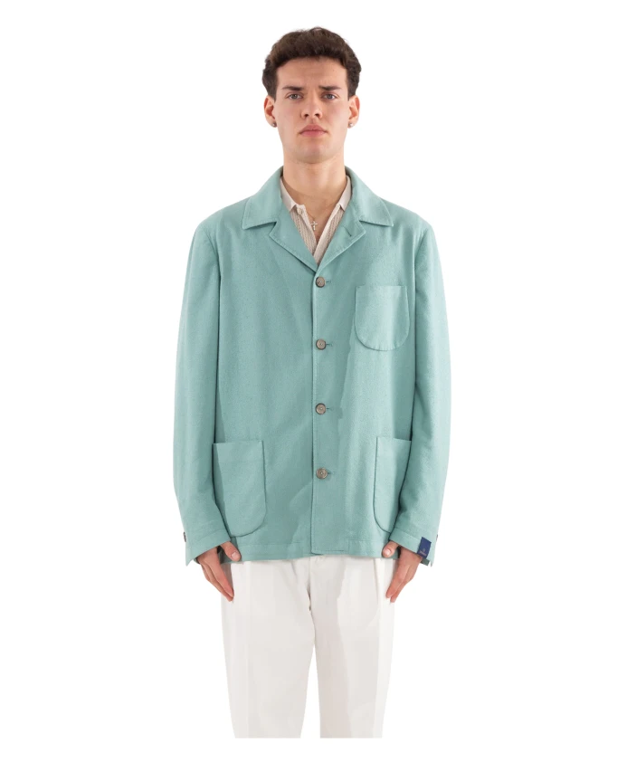 Блейзер из букле Santaniello, синий
Блейзер из букле Santaniello, синий