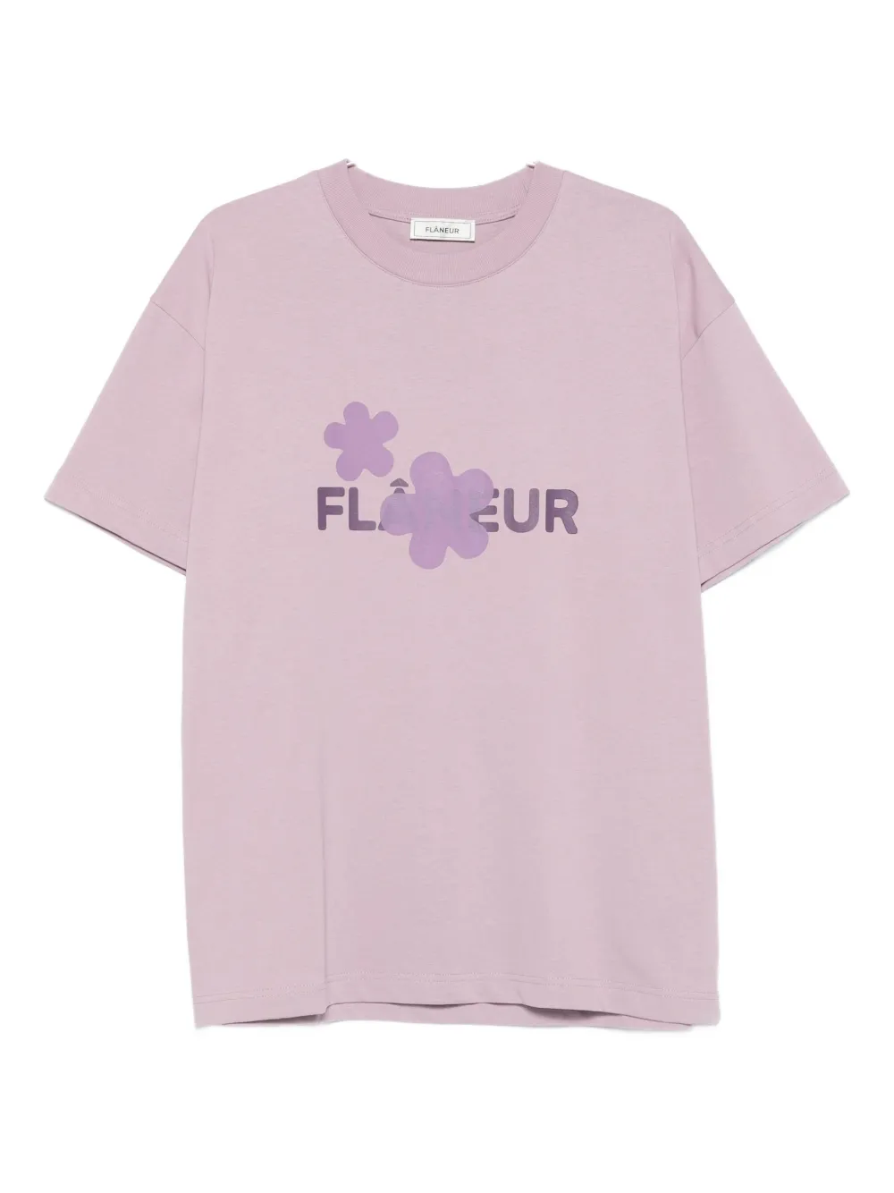 Хлопковая футболка с логотипом FLÂNEUR, фиолетовый
Хлопковая футболка с логотипом FLÂNEUR, фиолетовый