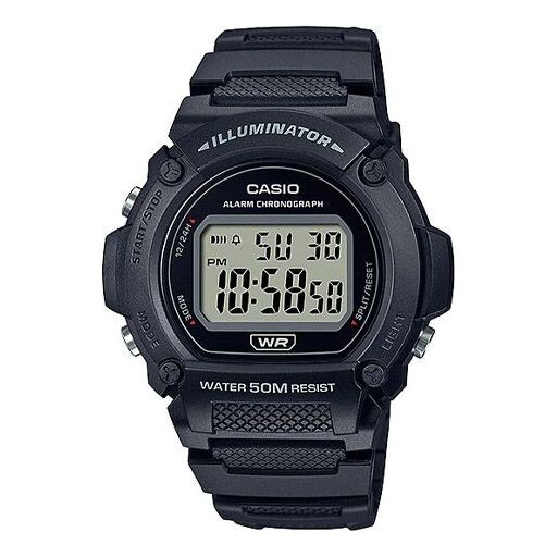 Часы CASIO Waterproof Quartz Sports Mens Black Digital, черный
Часы CASIO Waterproof Quartz Sports Mens Black Digital, черный