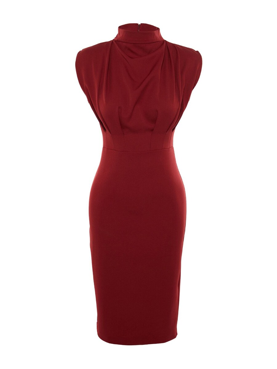 Платье-футляр Trendyol, бордовый
Платье-футляр Trendyol, бордовый