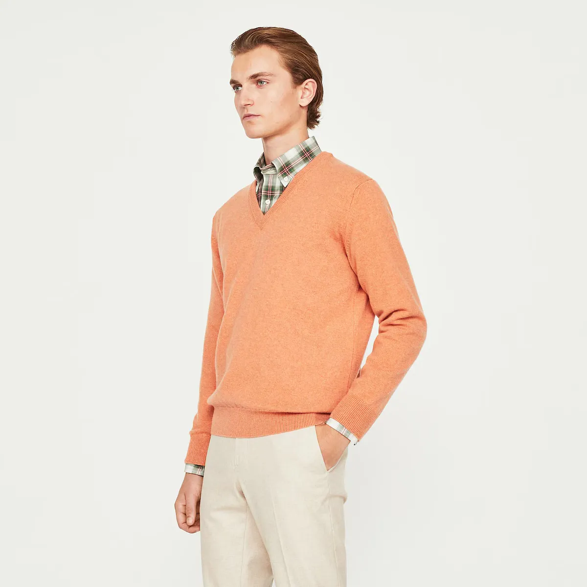 Мужской вязаный свитер Mirto Hunting из овечьей шерсти, оранжевый
Мужской вязаный свитер Mirto Hunting из овечьей шерсти, оранжевый