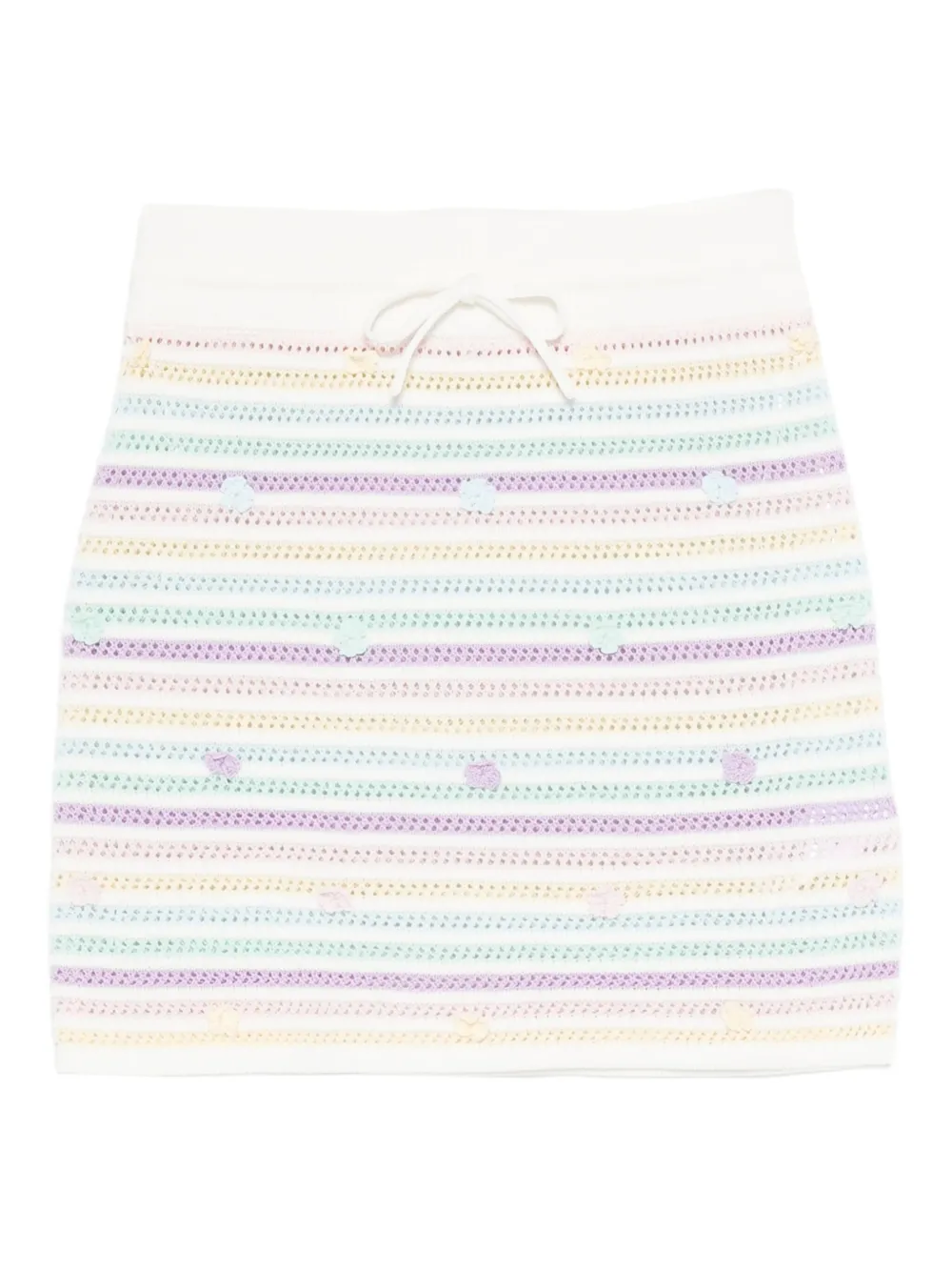 Полосатая юбка с цветочными украшениями CASABLANCA, белый
Полосатая юбка с цветочными украшениями CASABLANCA, белый