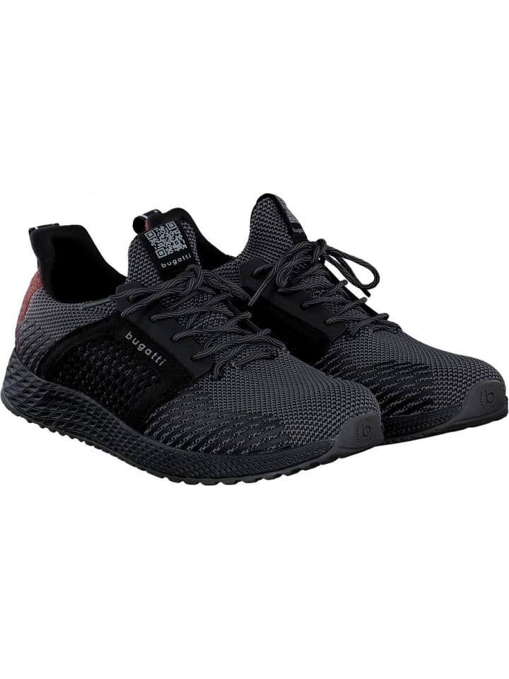 Кроссовки на шнуровке Bugatti, черный
Кроссовки на шнуровке Bugatti, черный