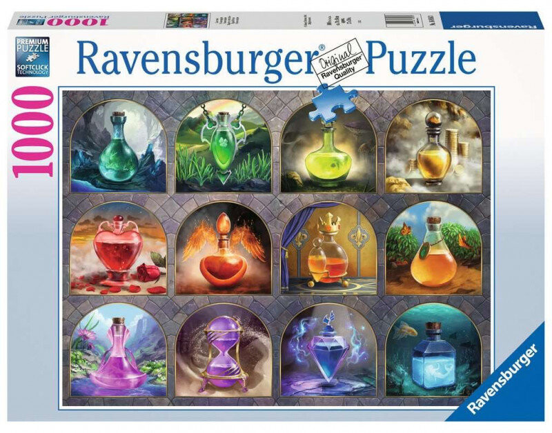 Равенсбургер, пазл, Мощное зелье, 1000 шт. Ravensburger
Равенсбургер, пазл, Мощное зелье, 1000 шт. Ravensburger