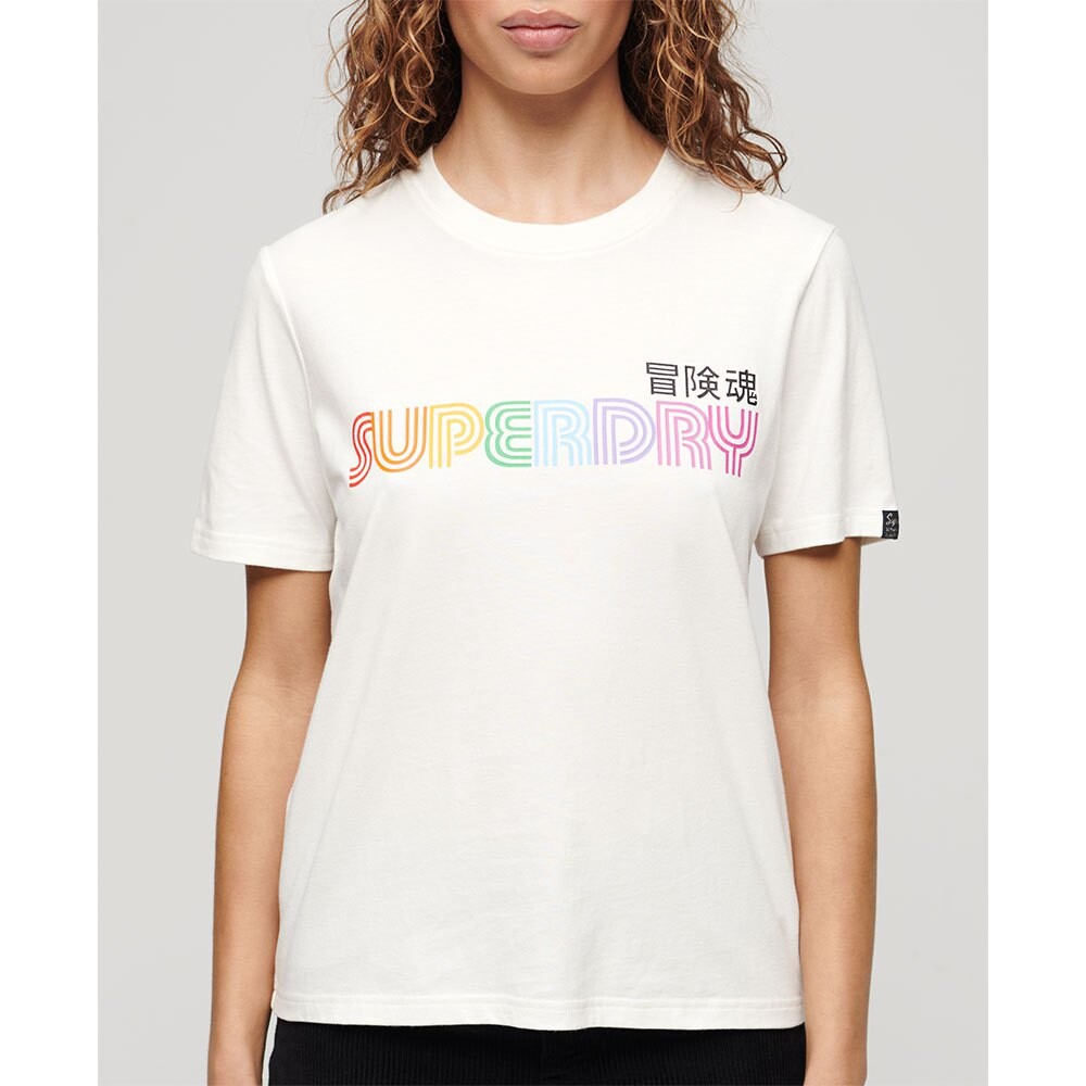 Футболка с коротким рукавом Superdry Rainbow Logo Relaxed, белый
Футболка с коротким рукавом Superdry Rainbow Logo Relaxed, белый