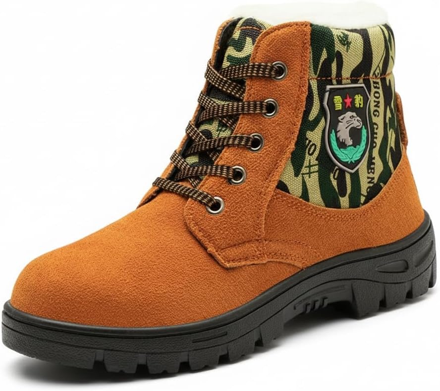 Мужские зимние ботинки FLOWERGIRR с стальным носком, термоустойчивые, проколоустойчивые, из замшевой кожи, с противоскользящей подошвой и высоким голенищем, с защитой от запаха, 809 Lined (Leather Upper & Rubber Sole)
Мужские зимние ботинки FLOWERGIRR с стальным носком, термоустойчивые, проколоустойчивые, из замшевой кожи, с противоскользящей подошвой и высоким голенищем, с защитой от запаха, 809 Lined (Leather Upper & Rubber Sole)