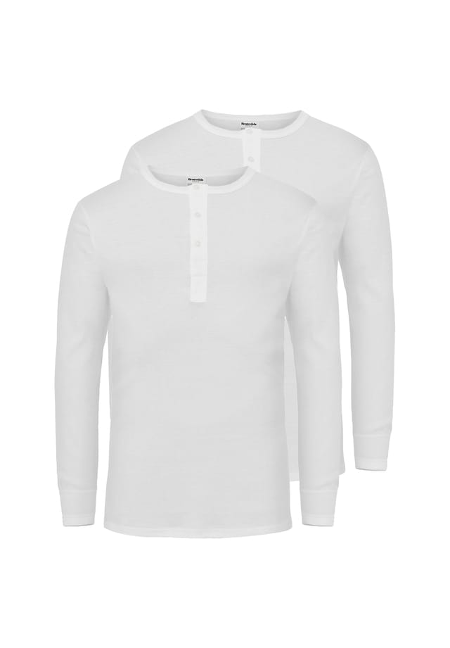 Рубашка с длинным рукавом 2 шт. в упаковке базовая Resteröds, белый
Рубашка с длинным рукавом 2 шт. в упаковке базовая Resteröds, белый