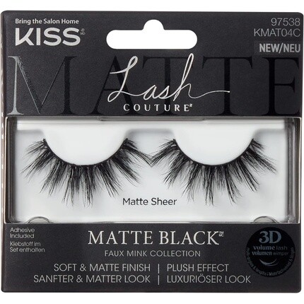 Lash Couture Матовый Черный 04, Kiss
Lash Couture Матовый Черный 04, Kiss