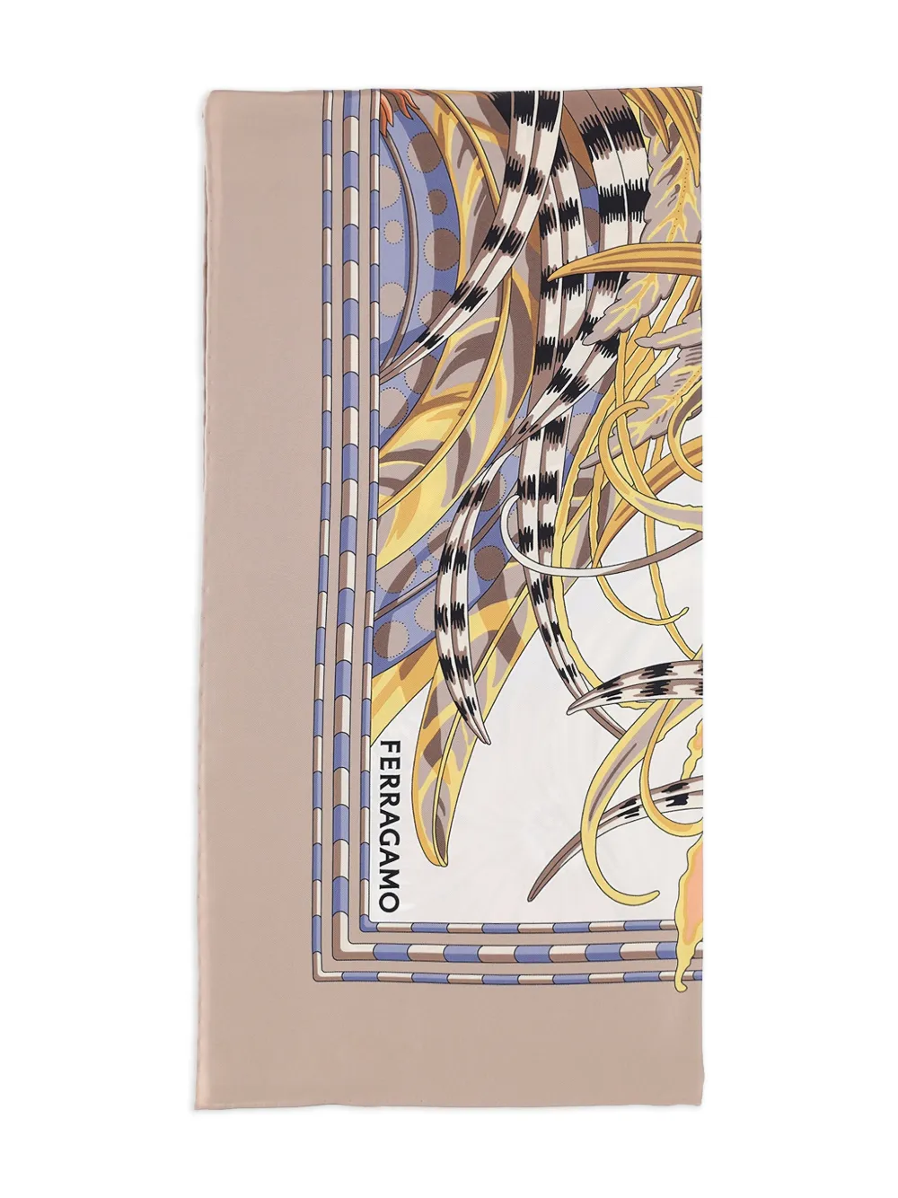 Платок с принтом петуха Ferragamo, бежевый
Платок с принтом петуха Ferragamo, бежевый