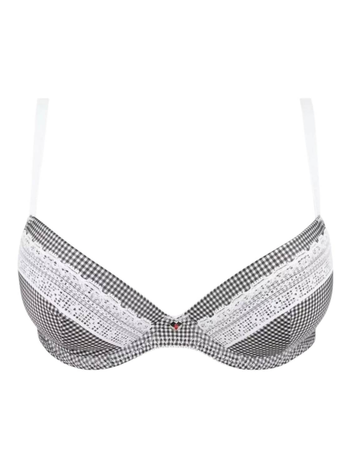 Бюстгальтер Vichy Citadine с тремя швами черного/белого цвета Antigel Boudoir de Filles
Бюстгальтер Vichy Citadine с тремя швами черного/белого цвета Antigel Boudoir de Filles