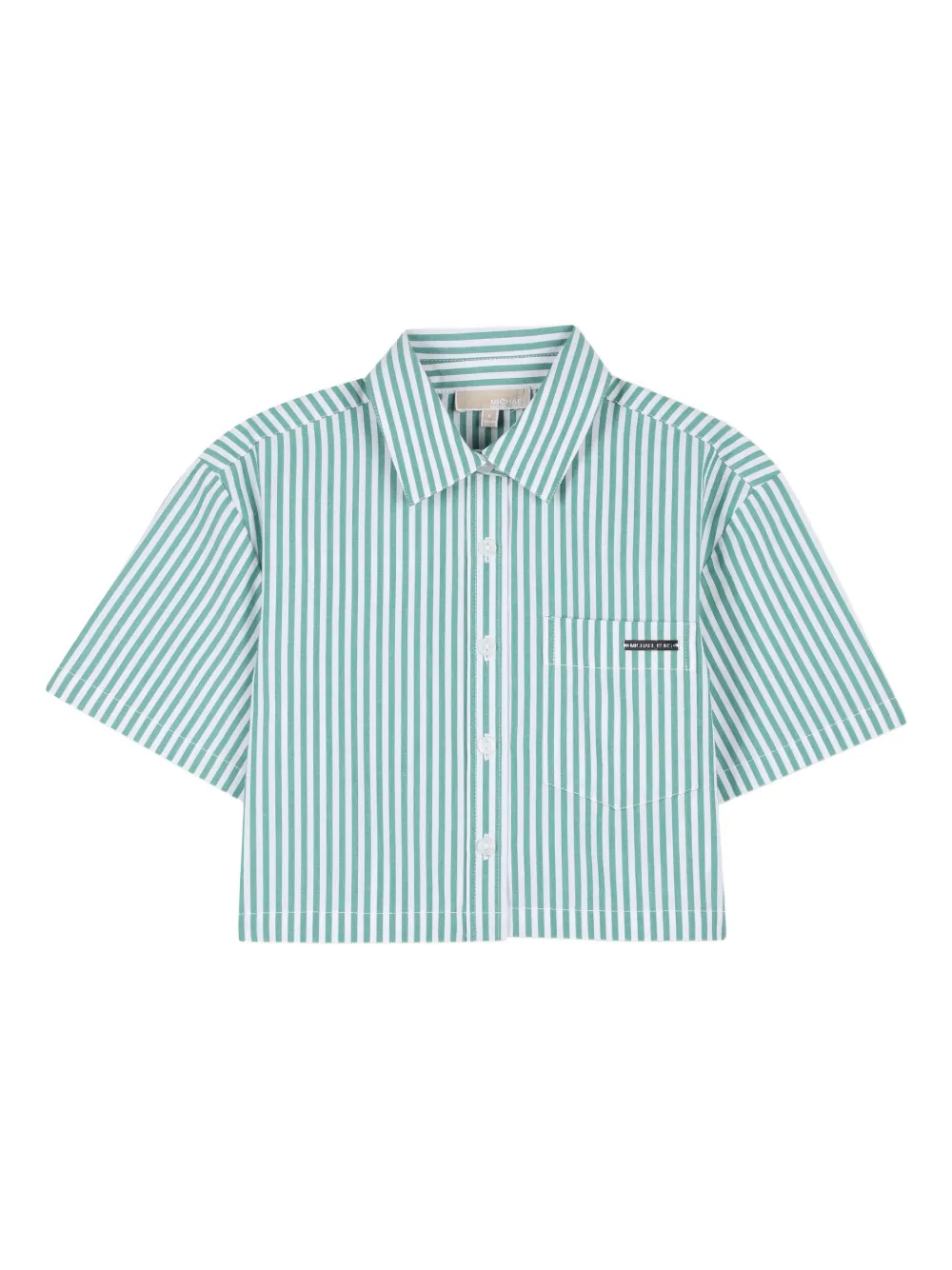 Топ в полоску с воротником Michael Kors Kids, зеленый
Топ в полоску с воротником Michael Kors Kids, зеленый