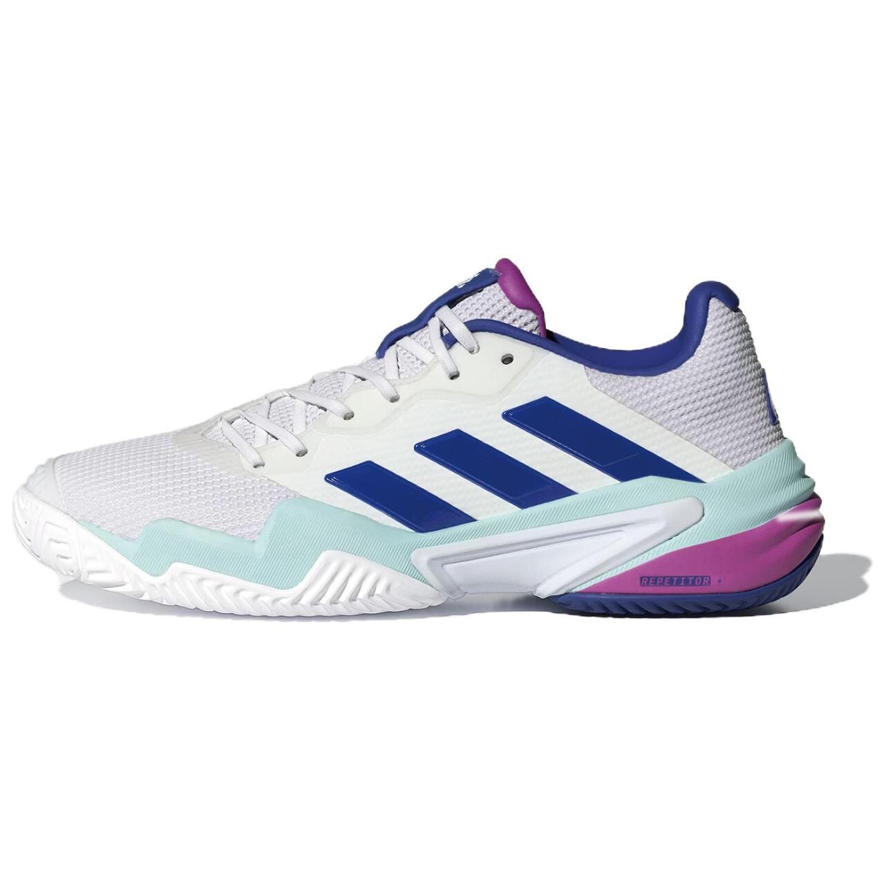 Кроссовки adidas Barricade 13 'White Lucid Blue', белый/черный/синий
Кроссовки adidas Barricade 13 'White Lucid Blue', белый/черный/синий
