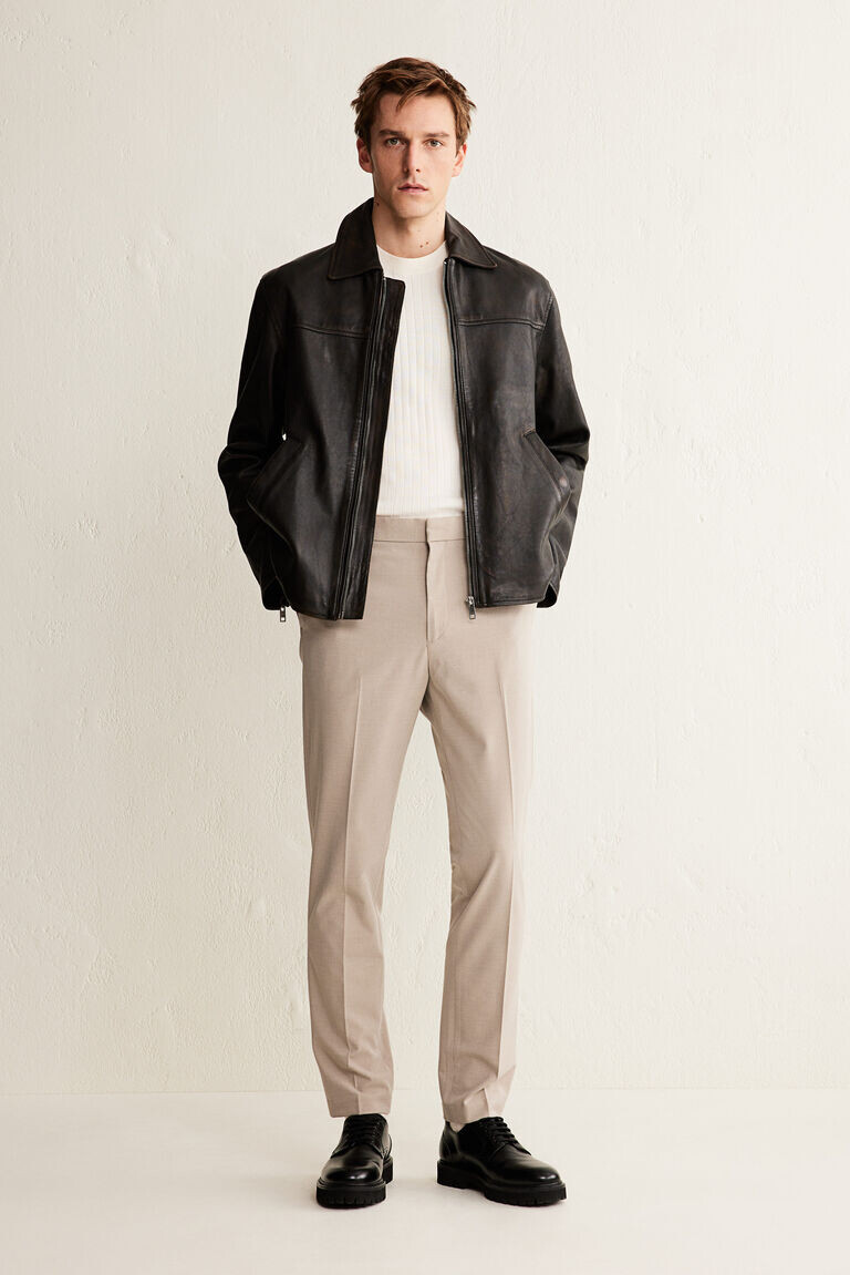 Узкие брюки H&M, бежевый
Узкие брюки H&M, бежевый