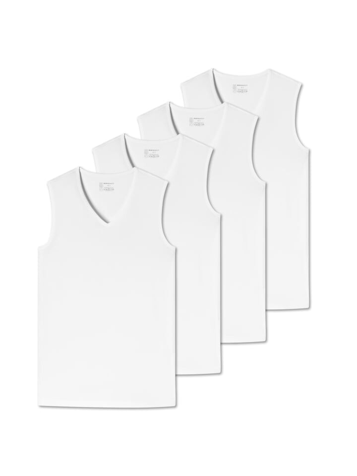 Майка Schiesser T Shirt 4er Pack, белый
Майка Schiesser T Shirt 4er Pack, белый
