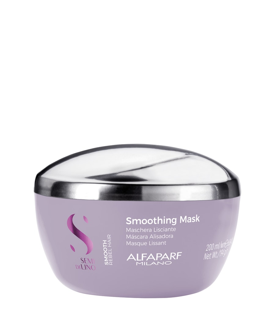 Маска для волос ALFAPARF MILANO Semi di Lino Smooth Smoothing Mask, 200 ml 
Маска для волос ALFAPARF MILANO Semi di Lino Smooth Smoothing Mask, 200 ml