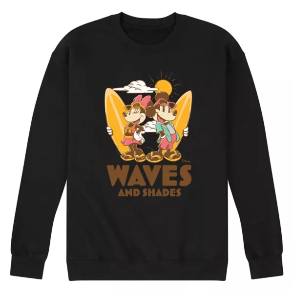 Флисовая толстовка для мужчин с Микки и Минни в волнах и очках Disney, черный
Флисовая толстовка для мужчин с Микки и Минни в волнах и очках Disney, черный