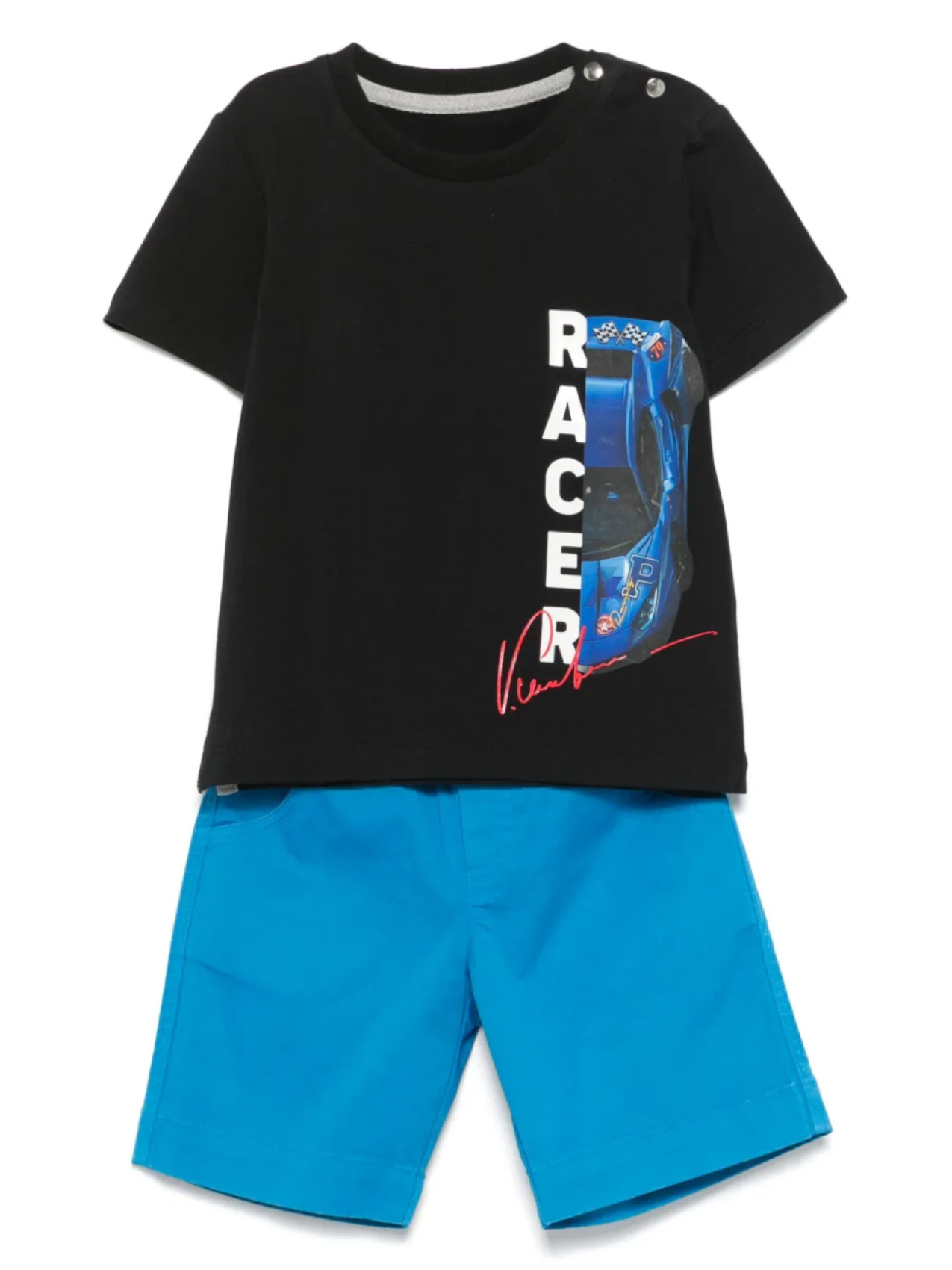 Lapin House комплект из топа и шортов, синий 
Lapin House комплект из топа и шортов, синий