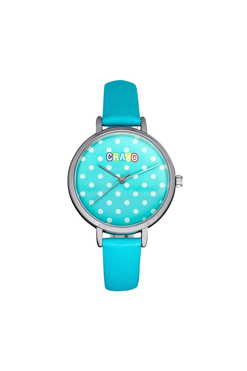 Часы с ремешком в горошек Crayo, синий
Часы с ремешком в горошек Crayo, синий