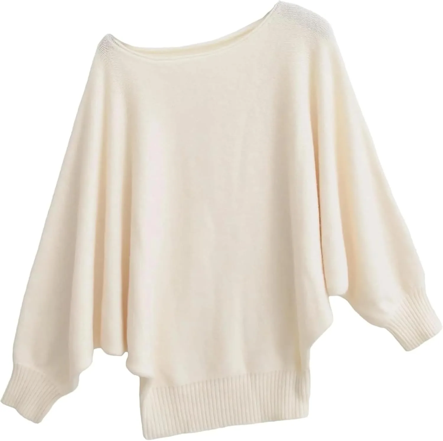 Свитер с рукавом летучая мышь свободного кроя QJK
Свитер с рукавом летучая мышь свободного кроя QJK