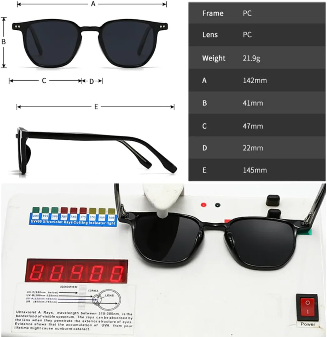 Мужские солнцезащитные очки, модные солнцезащитные очки UV400 в стиле ретро с заклепками. Женские роскошные солнцезащитные очки зеленого цвета UUPTTPL, Blue Gray
Мужские солнцезащитные очки, модные солнцезащитные очки UV400 в стиле ретро с заклепками. Женские роскошные солнцезащитные очки зеленого цвета UUPTTPL, Blue Gray