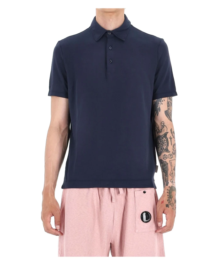 Синяя рубашка-поло, легкий хлопок. Ballantyne, синий
Синяя рубашка-поло, легкий хлопок. Ballantyne, синий