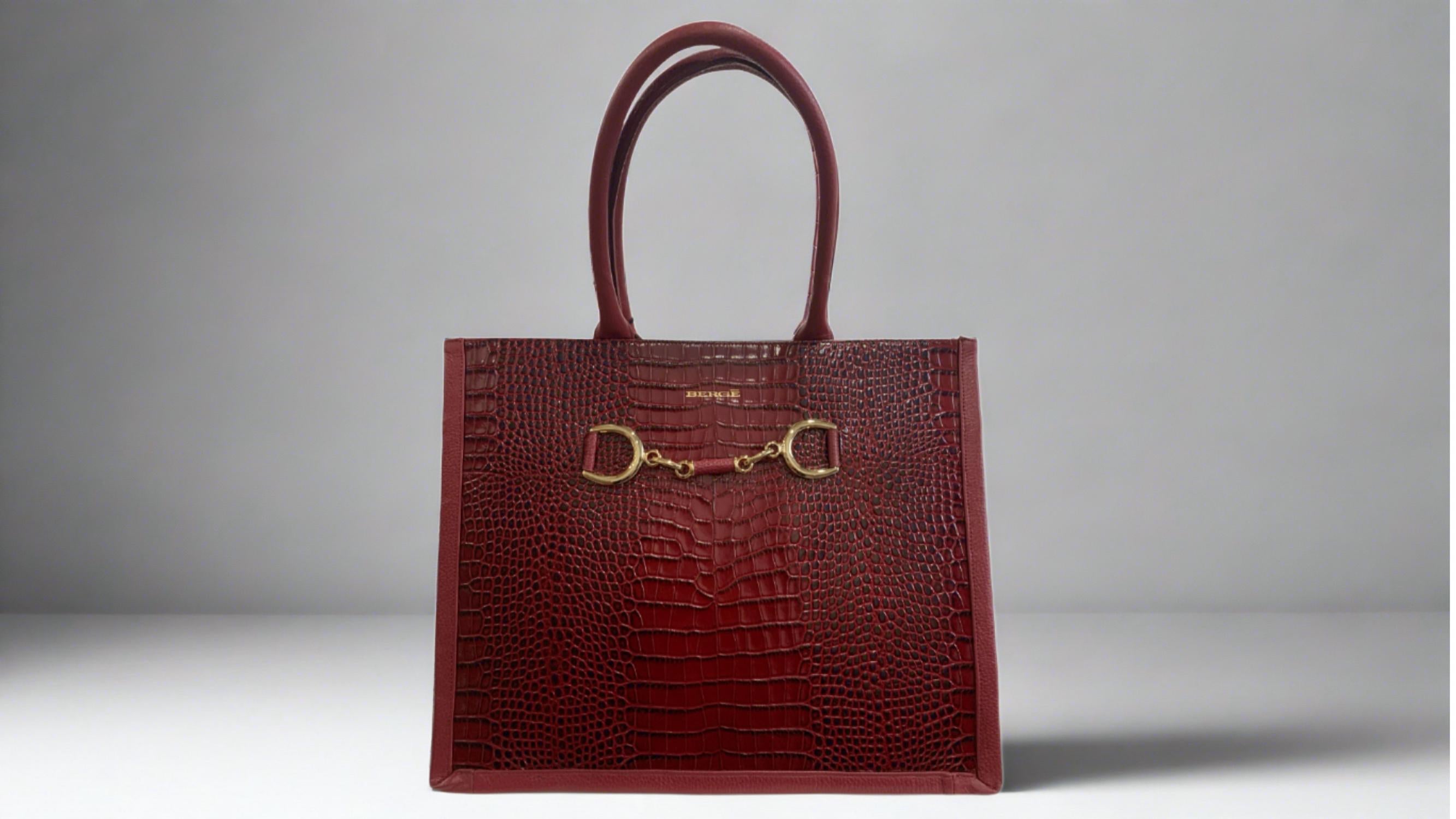 Женская кожаная сумка-тоут Terra в цвете бордо Berge
Женская кожаная сумка-тоут Terra в цвете бордо Berge