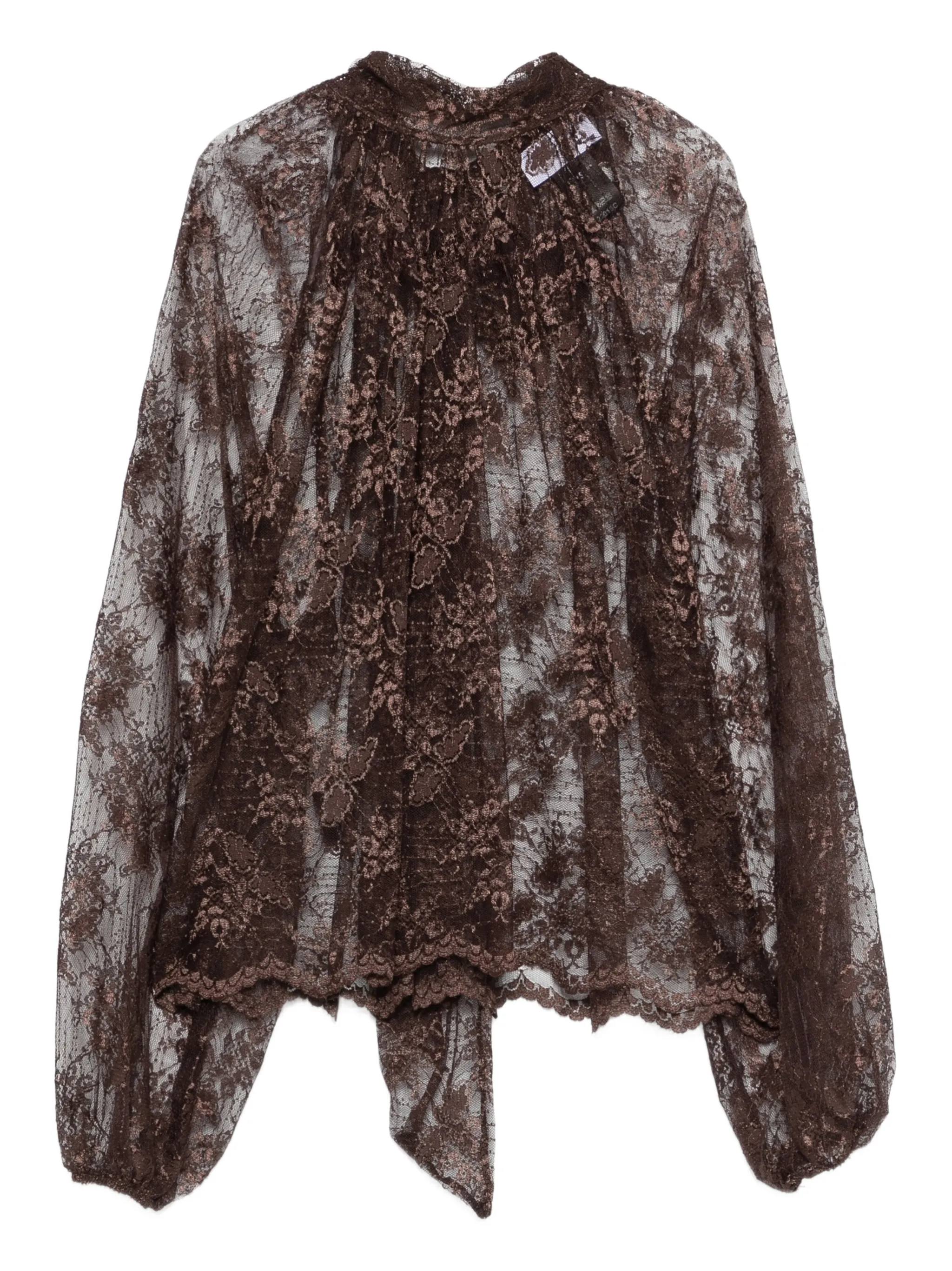 Кружевная Блузка-Шарф So Allure, коричневый
Кружевная Блузка-Шарф So Allure, коричневый