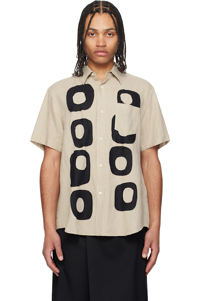 Рубашка из льна в стиле пэчворк Fumito Ganryu, мультиколор
Рубашка из льна в стиле пэчворк Fumito Ganryu, мультиколор