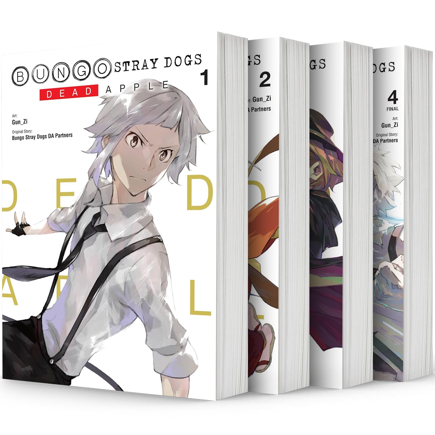 Bungo Stray Dogs: Dead Apple Vol. 1-4, 4 Books Collection Set (Yen Press)
Bungo Stray Dogs: Dead Apple Vol. 1-4, 4 Books Collection Set (Yen Press)