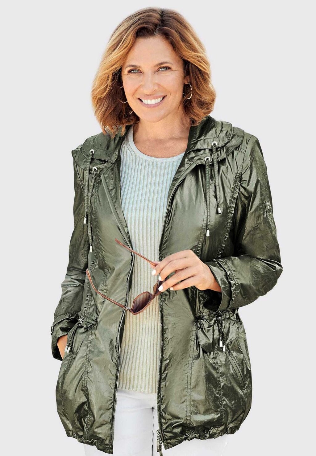 Короткое пальто GOLDNER, серо-зеленый
Короткое пальто GOLDNER, серо-зеленый