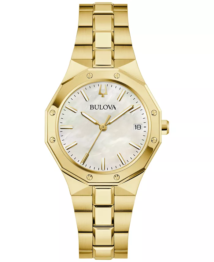 Женские наручные часы Prestige с браслетом из нержавеющей стали золотого оттенка, 32 мм Bulova
Женские наручные часы Prestige с браслетом из нержавеющей стали золотого оттенка, 32 мм Bulova