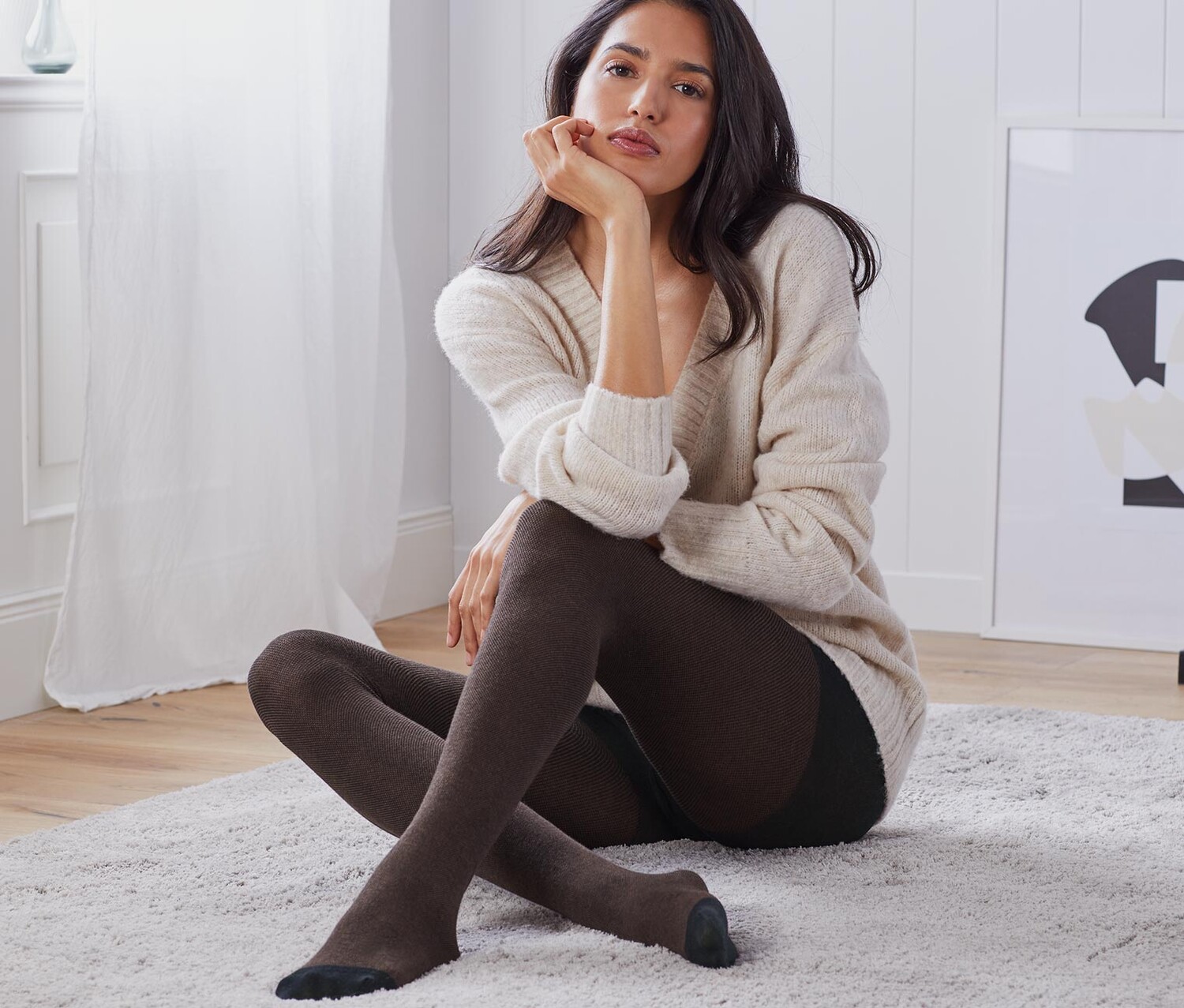 Структурированные колготки Tchibo, крапчатый коричневый
Структурированные колготки Tchibo, крапчатый коричневый