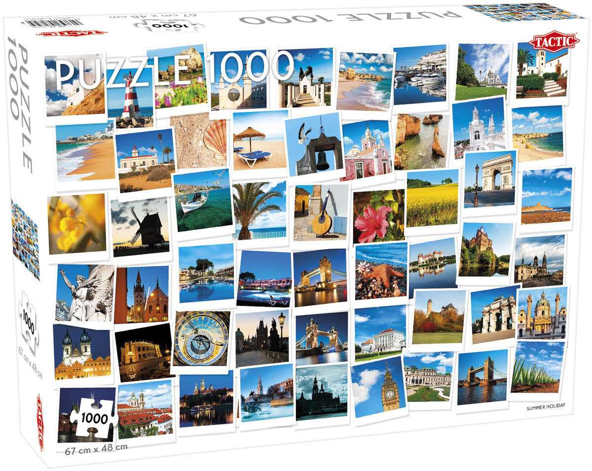 Тактика, пазл, Летние каникулы, 1000 шт. Tactic
Тактика, пазл, Летние каникулы, 1000 шт. Tactic