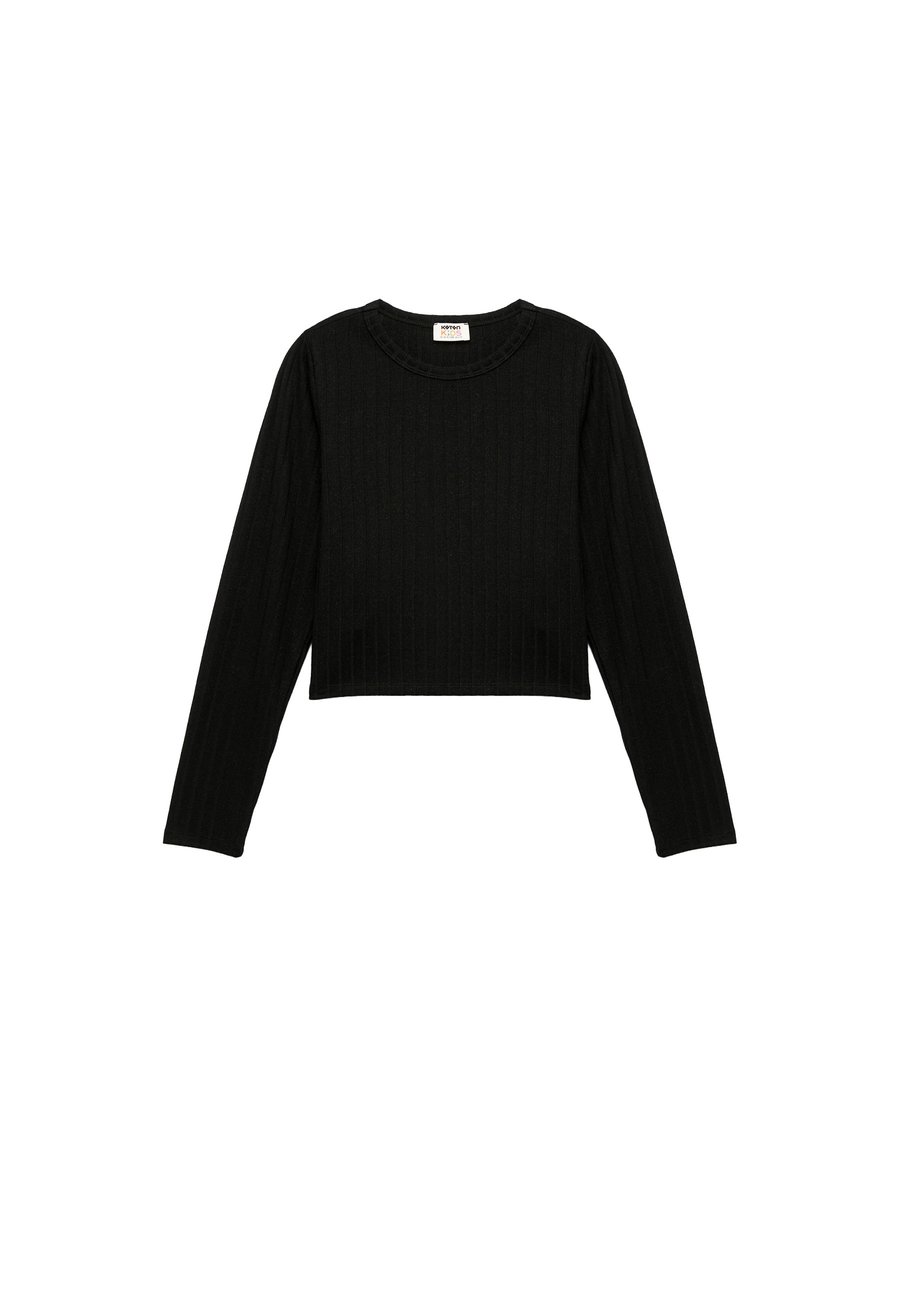 Топ Koton Long sleeved top, Black
Топ Koton Long sleeved top, Black