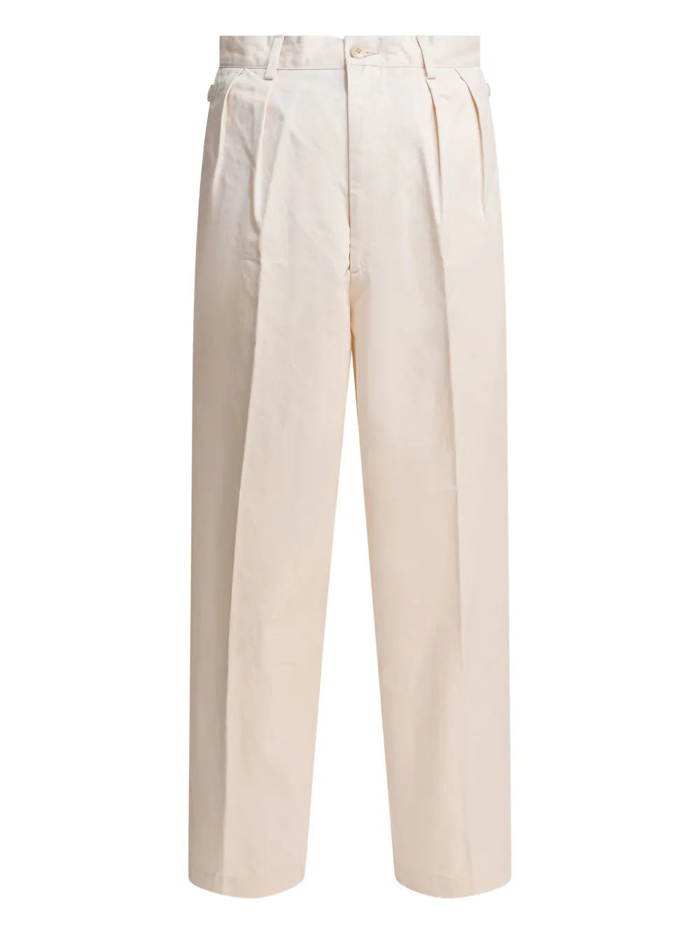 Брюки прямого кроя с плиссировкой, карманами, заклепками KAPITAL, нейтральный
Брюки прямого кроя с плиссировкой, карманами, заклепками KAPITAL, нейтральный