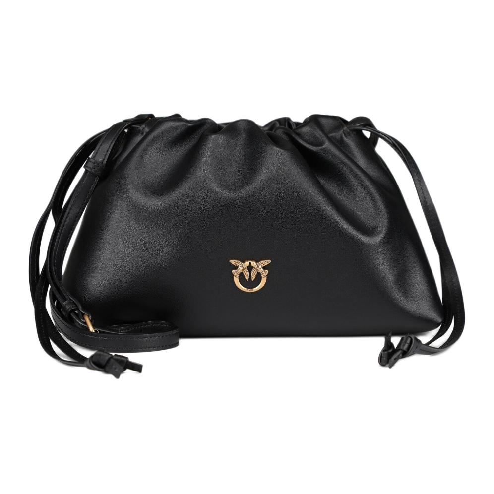 PINKO Мини-сумка кросс-боди из телячьей кожи женская black
PINKO Мини-сумка кросс-боди из телячьей кожи женская black