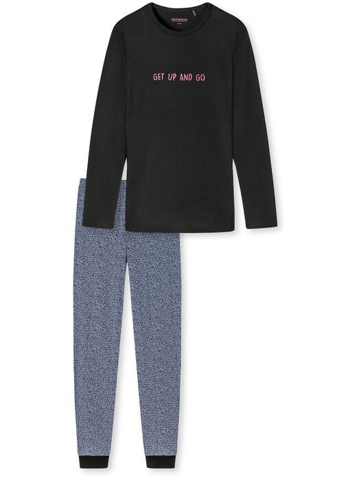 Пижамное ночное белье Schiesser, черный
Пижамное ночное белье Schiesser, черный