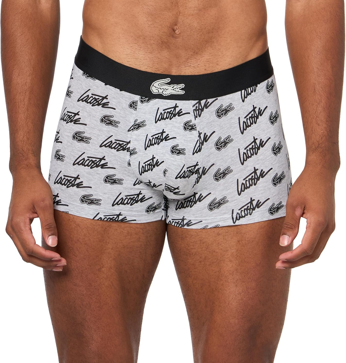 Мужские хлопковые трусы-боксеры Lacoste с принтом «Анимация», 3 шт., Grey/Black
Мужские хлопковые трусы-боксеры Lacoste с принтом «Анимация», 3 шт., Grey/Black