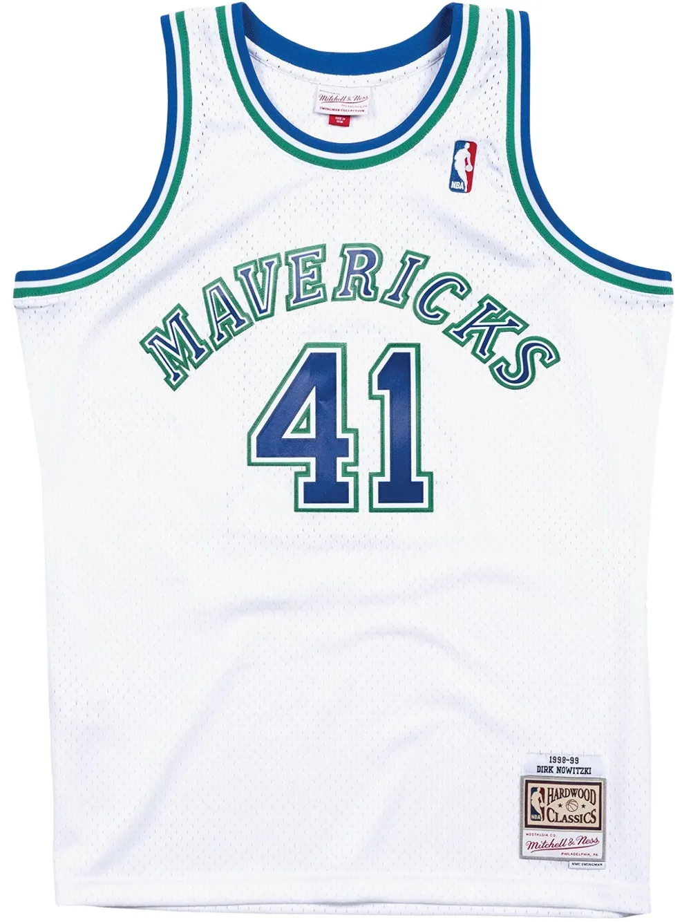 Топ NBA Mavericks 1998 Dirk Nowitzki Mitchell & Ness, белый
Топ NBA Mavericks 1998 Dirk Nowitzki Mitchell & Ness, белый