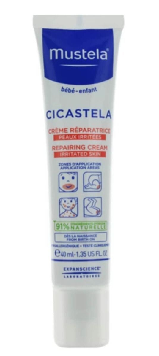 Детский крем Mustela Cicastela, 40 мл 
Детский крем Mustela Cicastela, 40 мл
