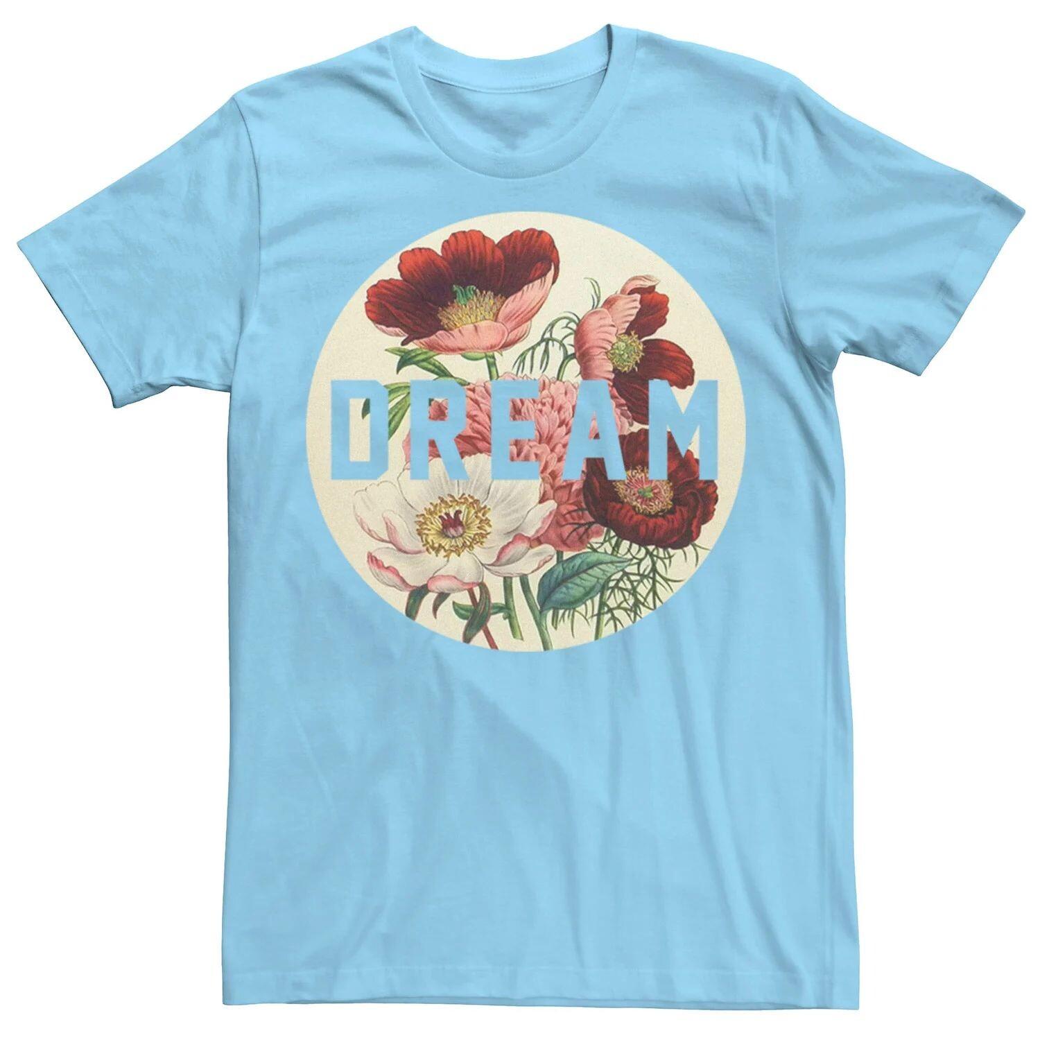 Мужская футболка Dream Circle с цветочным наполнением Licensed Character, светло-синий
Мужская футболка Dream Circle с цветочным наполнением Licensed Character, светло-синий