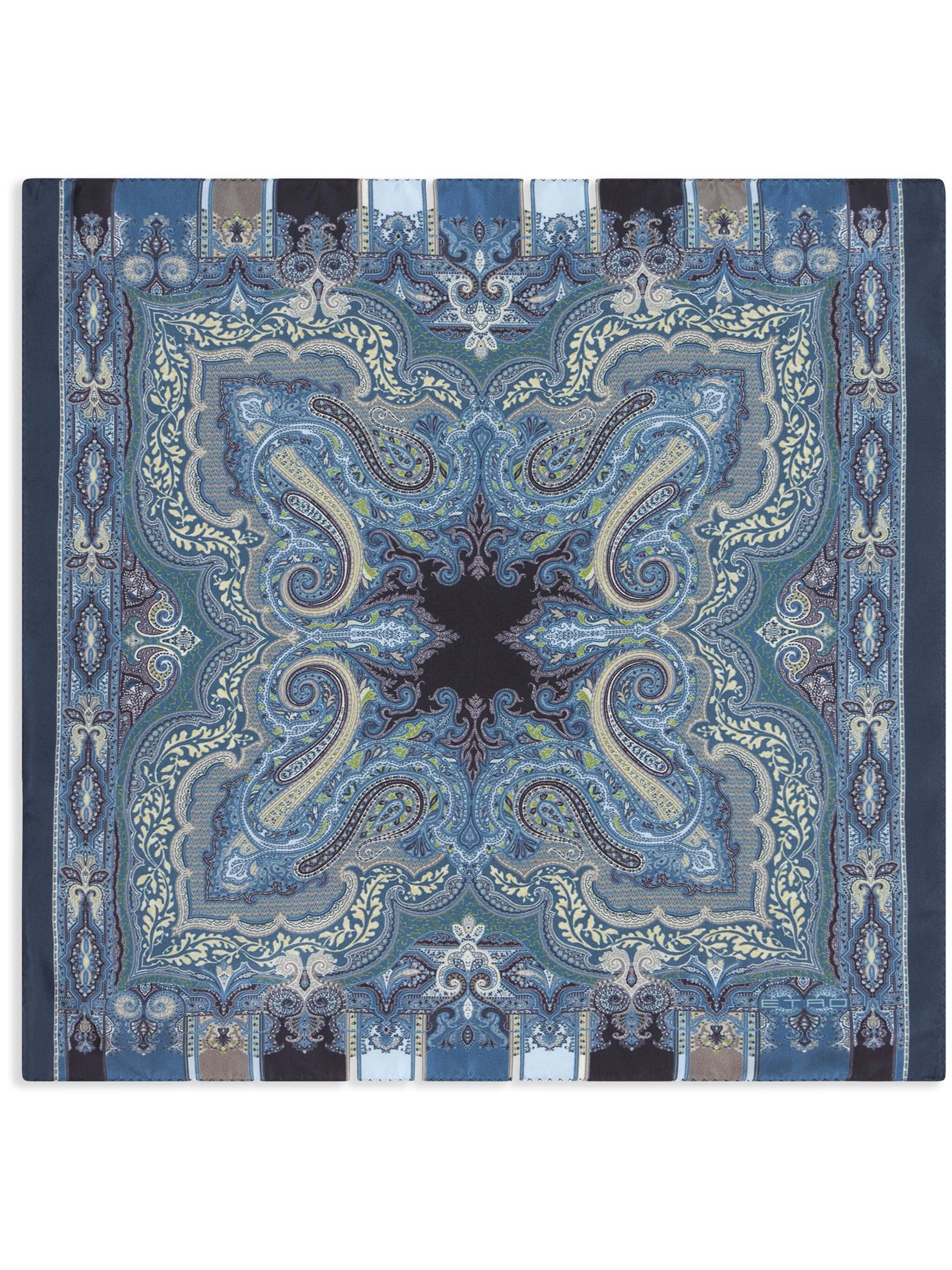 Шелковый платок-паше с абстрактным принтом Etro, синий
Шелковый платок-паше с абстрактным принтом Etro, синий