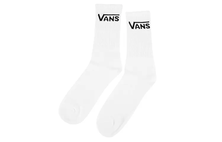 Мужские носки до середины икры Vans, Две пары Белый 
Мужские носки до середины икры Vans, Две пары Белый