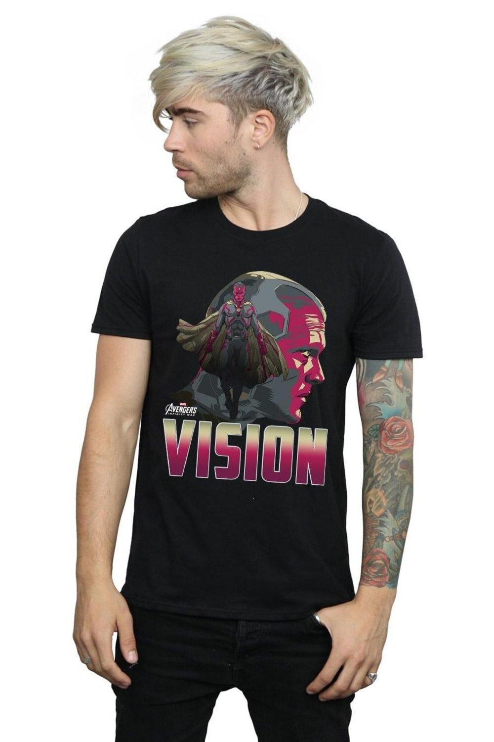 Футболка с персонажем Avengers Infinity War Vision Marvel, черный
Футболка с персонажем Avengers Infinity War Vision Marvel, черный