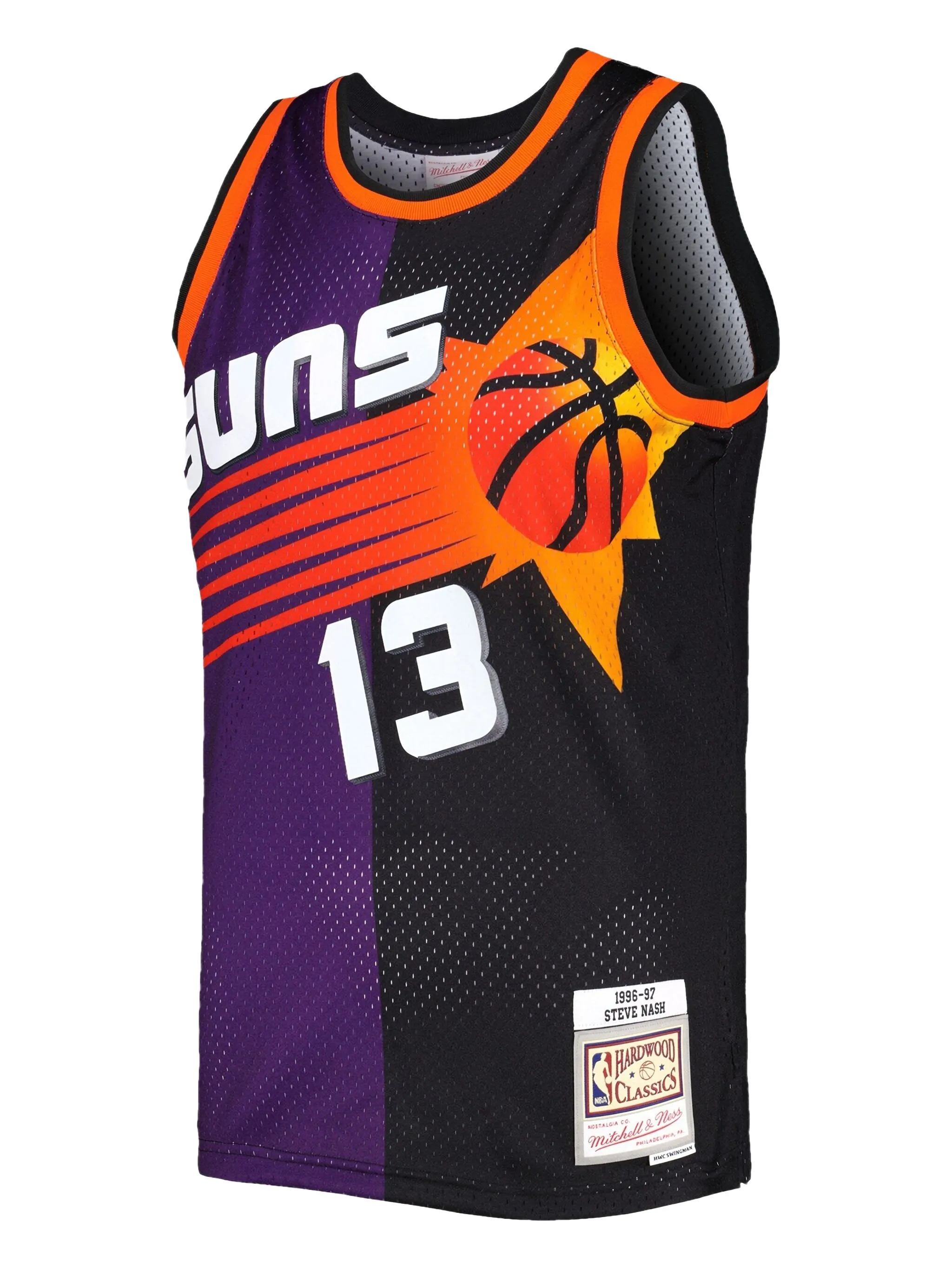 Топ Phoenix Suns 1996 Steve Nash Split Swingman из коллаборации с NBA Mitchell & Ness, черный
Топ Phoenix Suns 1996 Steve Nash Split Swingman из коллаборации с NBA Mitchell & Ness, черный