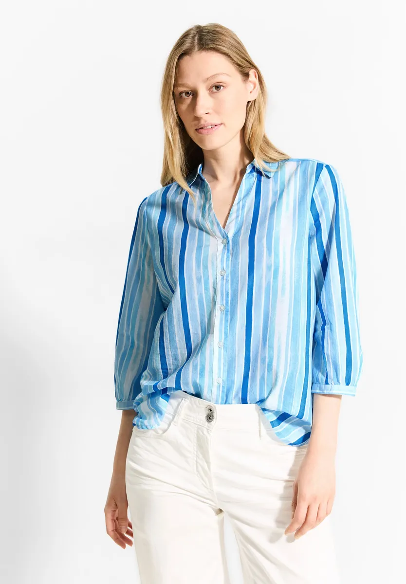 Блузка-рубашка Cecil с планкой на пуговицах, синий
Блузка-рубашка Cecil с планкой на пуговицах, синий
