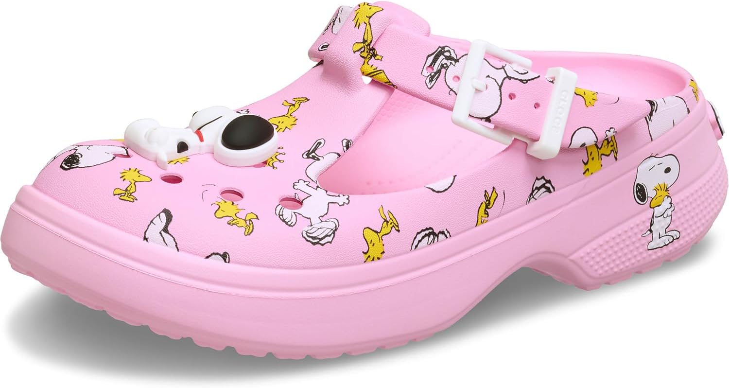 Сабо для взрослых унисекс Classic Peanuts Snoopy Mary Jane Crocs, мультиколор
Сабо для взрослых унисекс Classic Peanuts Snoopy Mary Jane Crocs, мультиколор