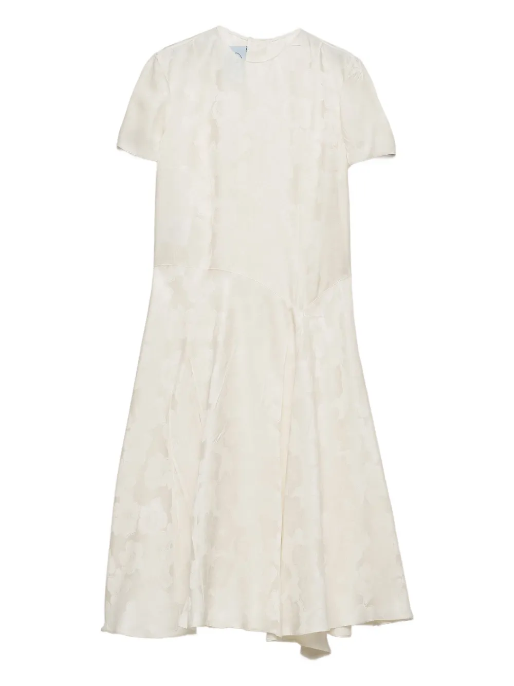 Платье миди с цветочным жаккардом Prada, белый
Платье миди с цветочным жаккардом Prada, белый
